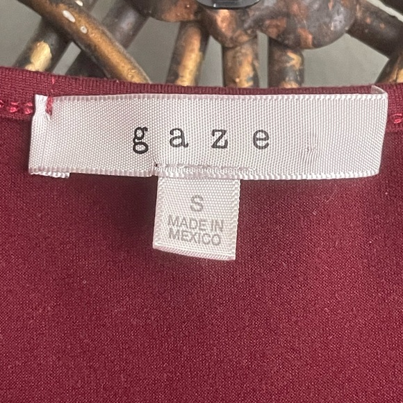 gaze Burgandy Body Suit - Picture 4 of 4